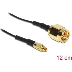 Delock Antenna Cable SMA plug to MMCX plug 1.13 120 mm
