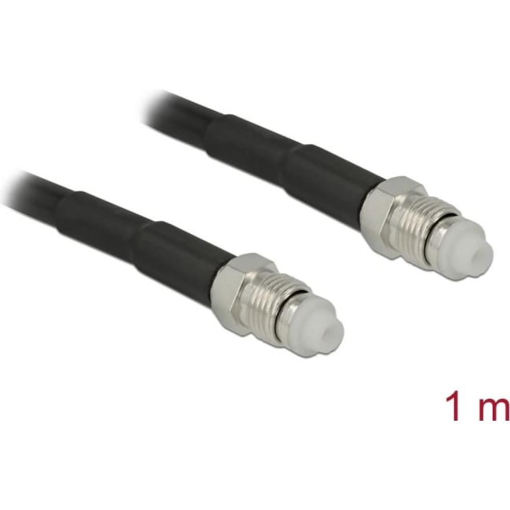Delock Antenna Cable FME Jack > FME Jack LMR195 1 m