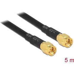 Delock Antenna Cable SMA Plug  SMA Plug LMR195 5 m
