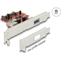 Delock PCI Express x1 Karte zu 1 x extern + 1 x intern SuperSpeed USB 5 Gbps