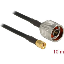 Delock Antenna Cable N plug > SMA plug RG-58 C/U 10 m