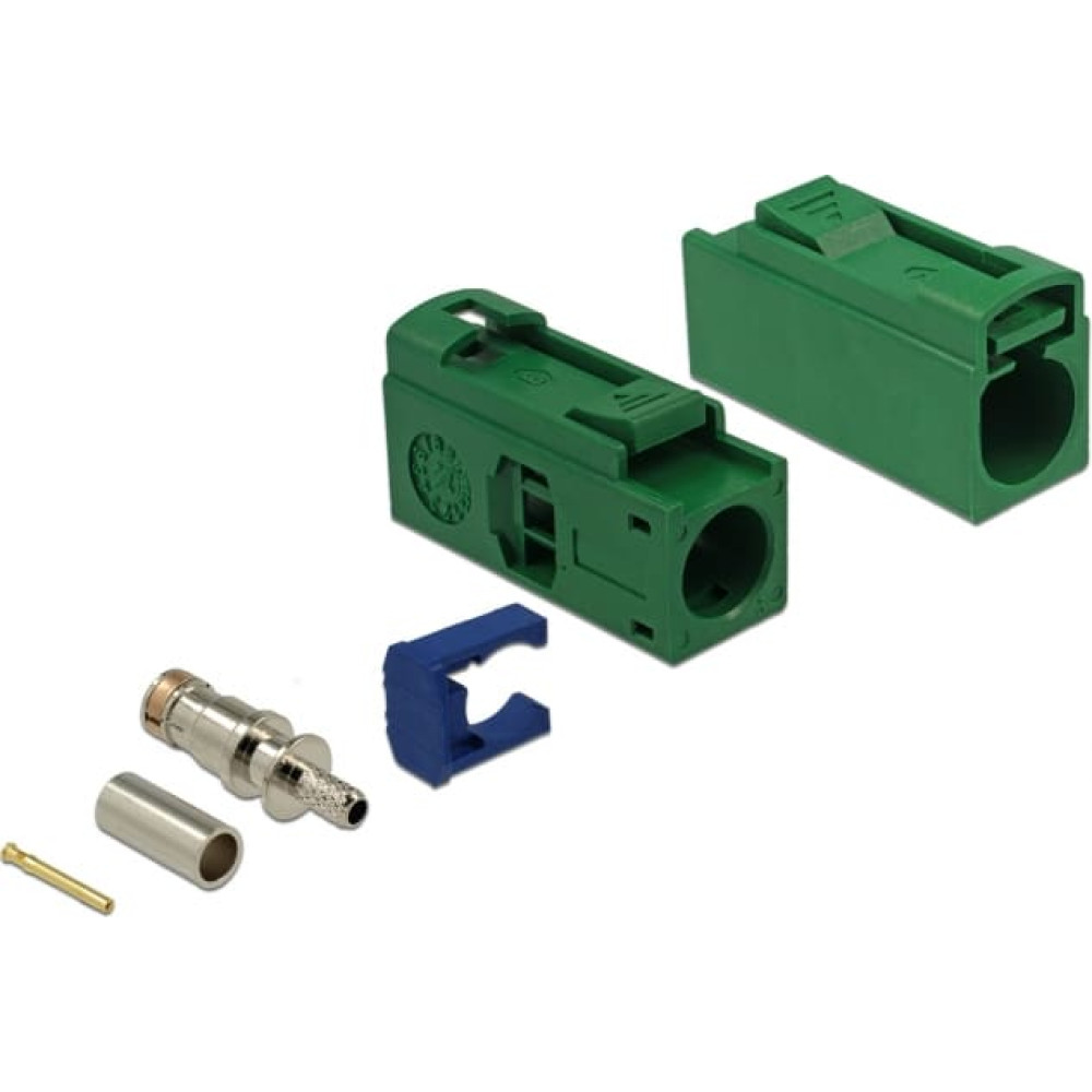 Delock FAKRA E jack 25 mm (long) for crimping