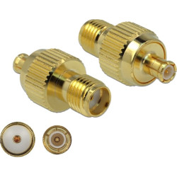 Delock Adapter SMA jack to MCX plug 3 GHz