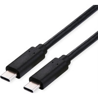 ROLINE Cable USB4 Gen2x2, with Emark, C–C, M/M, 240W, black, 2 m