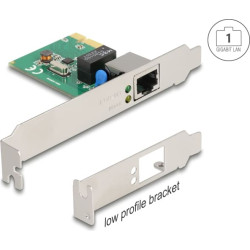 Tīkla karte PCIe 1xGigabit LAN, Delock