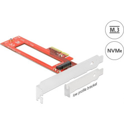 Delock PCI Express x4 Card to 1 x M.3 / NF1 Slot - Low Profile Form Factor