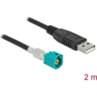 Delock Cable HSD Z male to USB 2.0 Type-A male 2 m