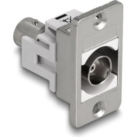 Delock Panel Mount BNC female BNC female silver / white
