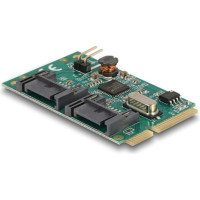 Delock MiniPCIe IO PCIe full size 2 x SATA 6 Gbs