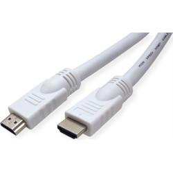 Value HDMI High Speed Cable + Ethernet, M/M, white, 20 m