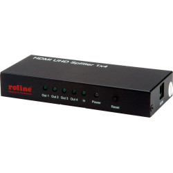 Roline HDMI Splitter, 4K, 4-way