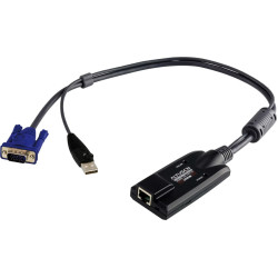 Aten KA7170 USB VGA KVM Adapter with Composite Video Support (50 Meter)
