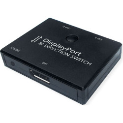 Value Bi-Directional DisplayPort Switch 4K60, 2-way