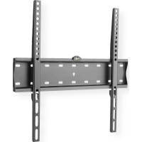 VALUE TV wall mount, 27mm wall distance, 40kg load capacity, black