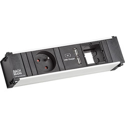 Bachmann CONI 1xUTE 1xUSB Charger 1xCM Power 0.2m GST18