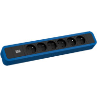 Bachmann PRIMO 2 6xUTE 2.0m CEE7/7 RAL5010