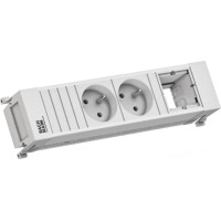 Bachmann POWER FRAME 2xUTE 1xCM 0.2m GST18 RAL9010