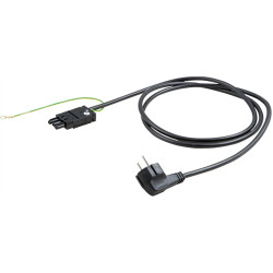 Bachmann appliance cable CEE7/7, Earth connection GST18, black, 3 m
