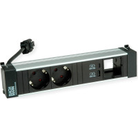 Bachmann POWER FRAME M 2xCEE7/3, 1xUSB A&C 22W 1xCM 0.2m GST18