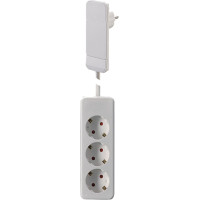 Bachmann Flat Plug CEE7/7 white, 1.6m 3xCEE7/3