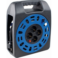Bachmann retractable cable box 4x earthing contact AC230V, 20 m