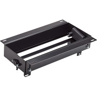Bachmann TOP FRAME UT 4gang without flap housing black