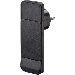 Bachmann SMART PLUG earthing contact mounting plug, black