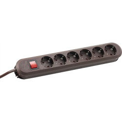 Bachmann SMART 6xCEE7/3 brown, 6x earthing contact