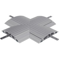 Dataflex Addit cable protector, cross-connection 472, silver