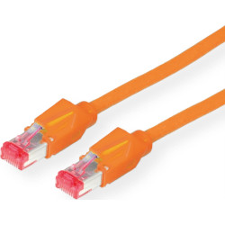 Dätwyler DÄTWYLER Patchkabel Kat.6 (Class E) S/FTP, CU 7702 flex LSOH, Hirose TM21, orange, 10 m