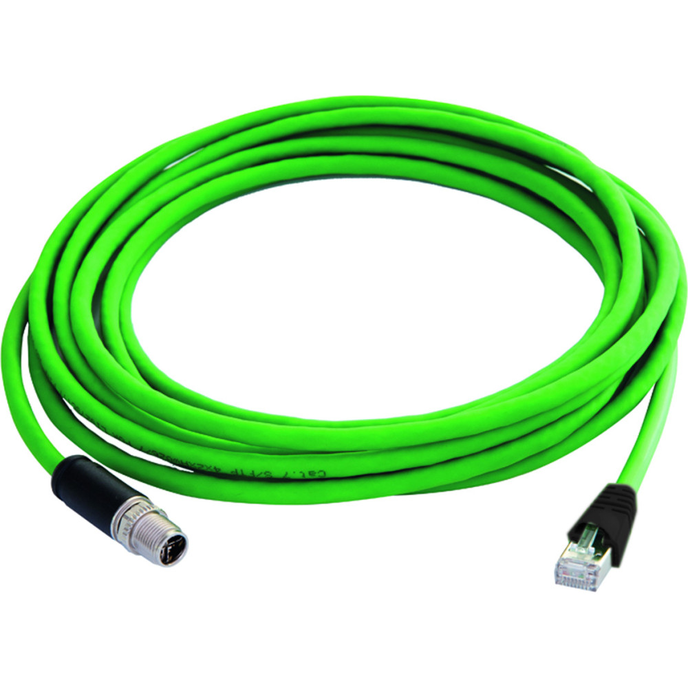 Telegärtner TELEGÄRTNER STX M12x1-RJ45 VL X-kod. Cat.6A, CP01CP05B-SFTP2607C7-1PUR-A0300, 3 m