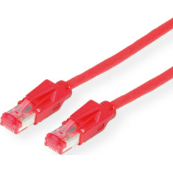 Draka Multimedia Cable DRAKA Patchkabel Kat.6 (Class E) HP-FTP, UC400, LSOH, rot, 10 m