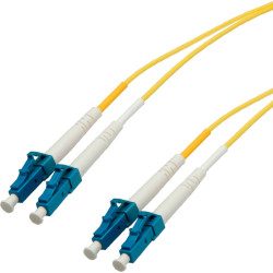 Divers Quality LWL-Kabel Single Mode E9/125µm OS2, LC/LC, gelb, 15 m