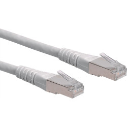 Roline S/FTP (PiMF) Patch Cord, Cat.6, grey 0.5 m
