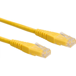 Roline UTP Patch Cord Cat.6, yellow 0.5m