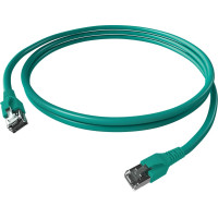 Easylan FlexBoot Patch Cable Cat.6A, S/FTP, turquoise, 7.5 m