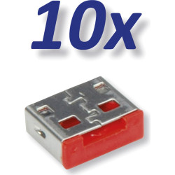 Roline USB-A Port Lock / Blocker 10x USB for 11.02.8330