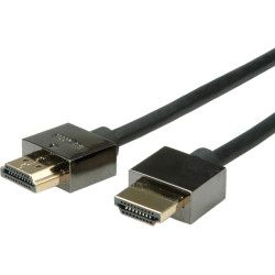 Notebook HDMI HS Cable, M/M, black, 1.5m, Roline
