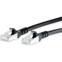 Metz Connect Patch cord Cat.6A AWG 26, LSOH, black, 25 m