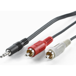 Value 3.5mm (M) - Cinch (2x M) Cable, 5 m