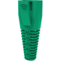 ROLINE Kink Protection Hood for RJ45, cuttable, 10 pcs., green