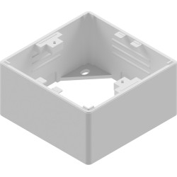 Easylan preLink / fixLink surface-mounted housing white, 80x80x42 mm RAL 9010
