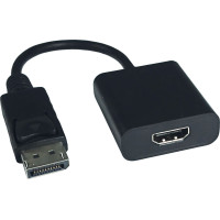 Value Cableadapter, DisplayPort v1.2, HDR 10, DP M - HDMI F