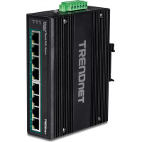 Trendnet 8-Port Indus. Gigabit PoE+ DIN-Rail Switch (24-56V)