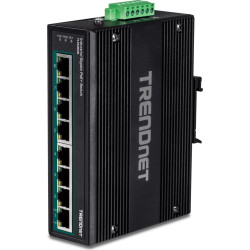 Trendnet 8-Port Indus. Gigabit PoE+ DIN-Rail Switch (24-56V)