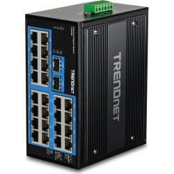 Trendnet 26-Port Hardened Industrial Gigabit DIN-Rail Switch