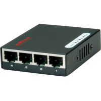 Roline Gigabit Ethernet Switch, Pocket, 4 Ports