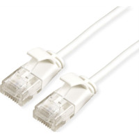 ROLINE UTP Data Center Patch Cord Cat.6A, LSOH, Slim, white, 2.0 m