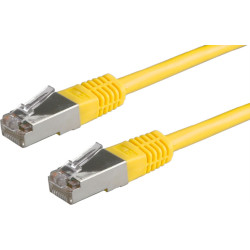 Value S/FTP (PiMF) Patch Cord, Cat.6 (Class E), yellow, 10 m