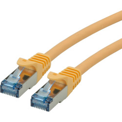 Roline S/FTP Patch Cord Cat.6A, Component Level, LSOH, yellow, 1.5 m